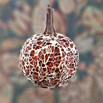 Red Glass Pumpkin