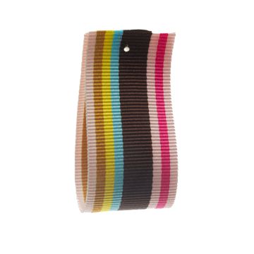 Multi 7 Striped Grosgrain Ribbon