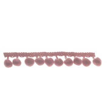 Pale Plum Bobble Fringe
