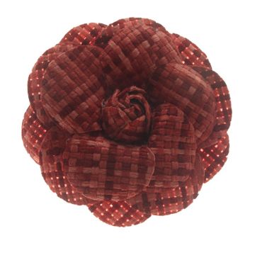 Penstemon Garnet Flower Brooch