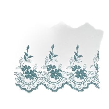 Periwinkle Embroidered Tulle