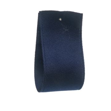 Pitch Blue Spun Polyester Satin Ribbon