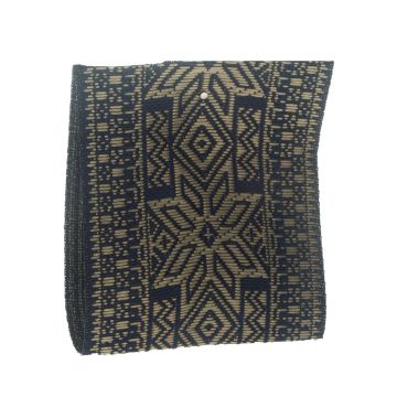 Pitch Metallic Jacquard