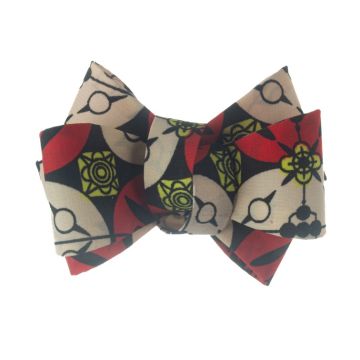 Post Box Red Floral Bow