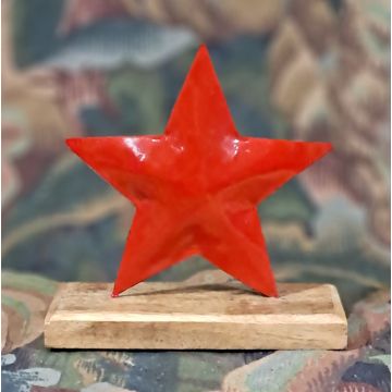 Red Tabletop Star
