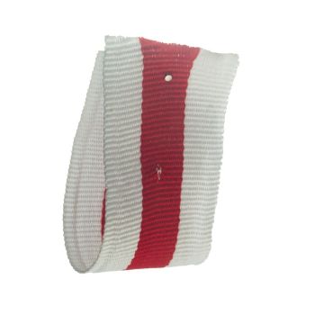 Red White Striped Grosgrain