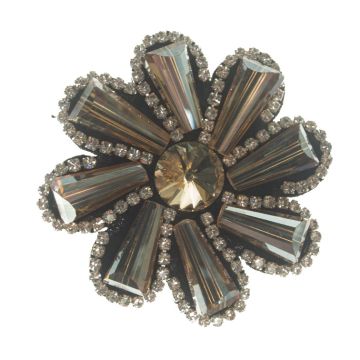 Ripe Wheat Crystal Daisy Motif
