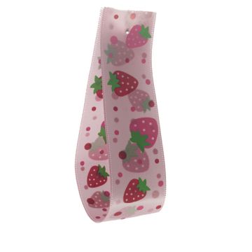 Rose Blush Strawberry Satin