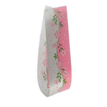 Rose Pink Flower Satin