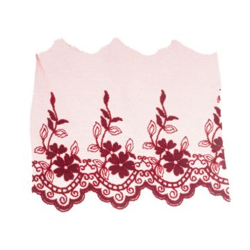 Ruby Slippers Embroidered Tulle