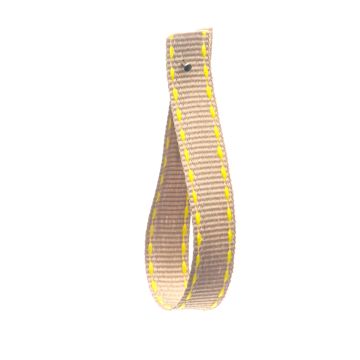 Sherbet Lemon Stitched Edge Grosgrain