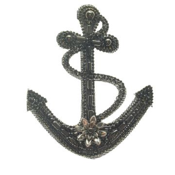 Silver Anchor Motif