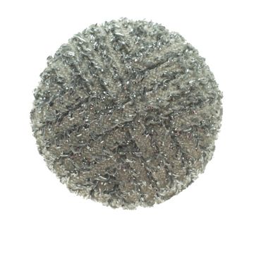 Silver Metallic Brooch