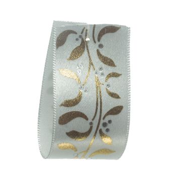 White Mistletoe Satin