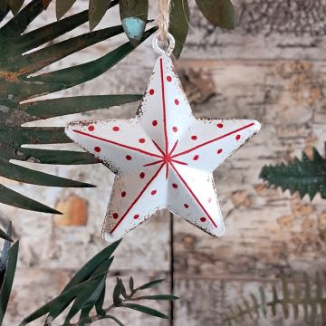 White Metal Star