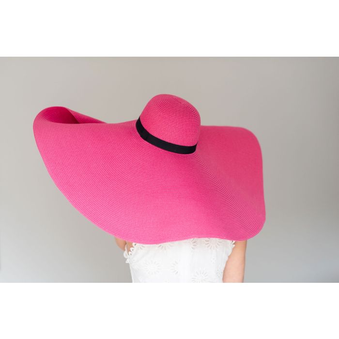 Pink floppy hat hot sale