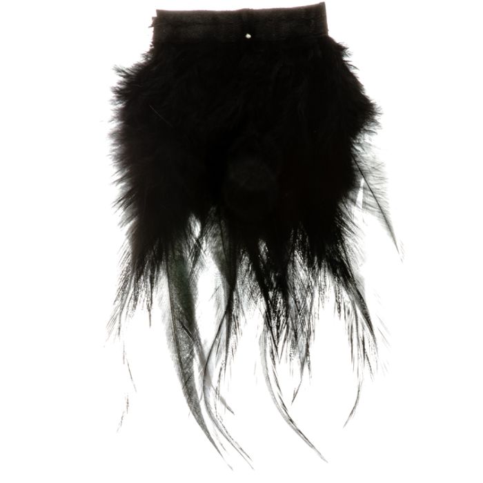 Buy Raven Turkey Feather Fringe Online V V Rouleaux