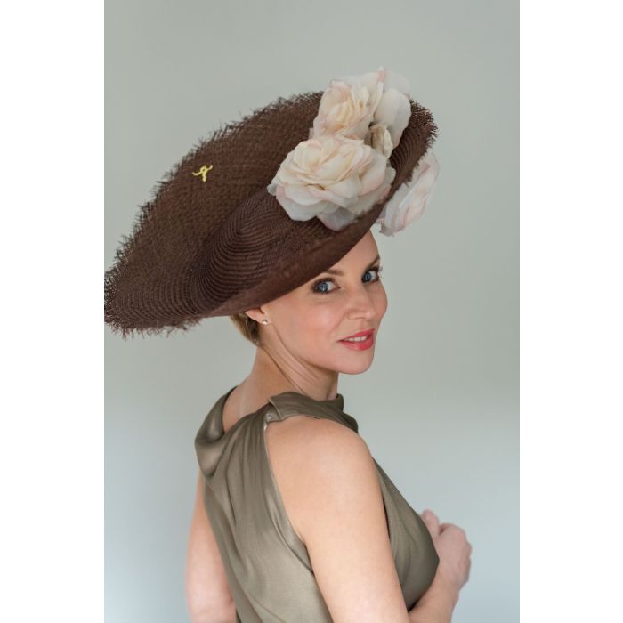 Brown Capiglio Ascot Hats V V Rouleaux