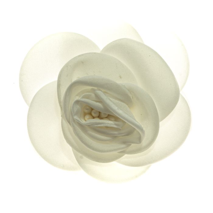 White rose brooch top