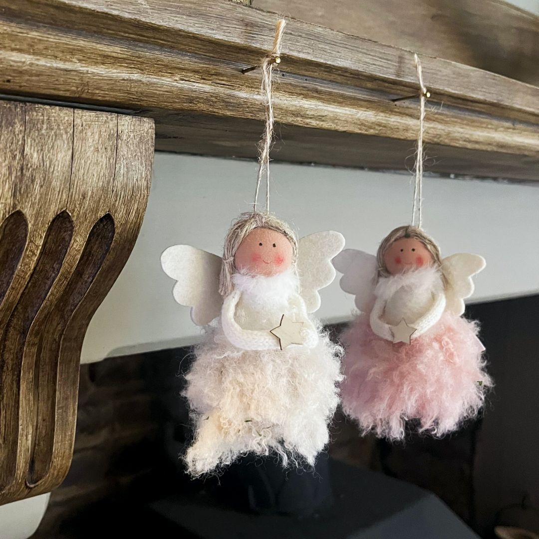 Wooly Christmas Angel