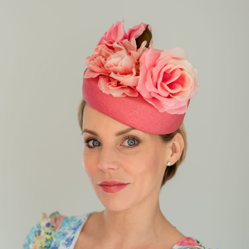 Pink occasion Hat