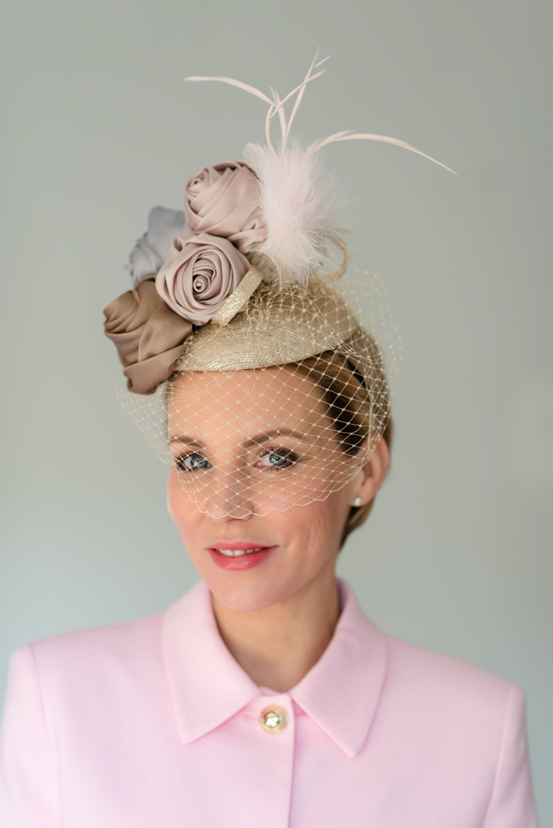 Cream Ascot Hat