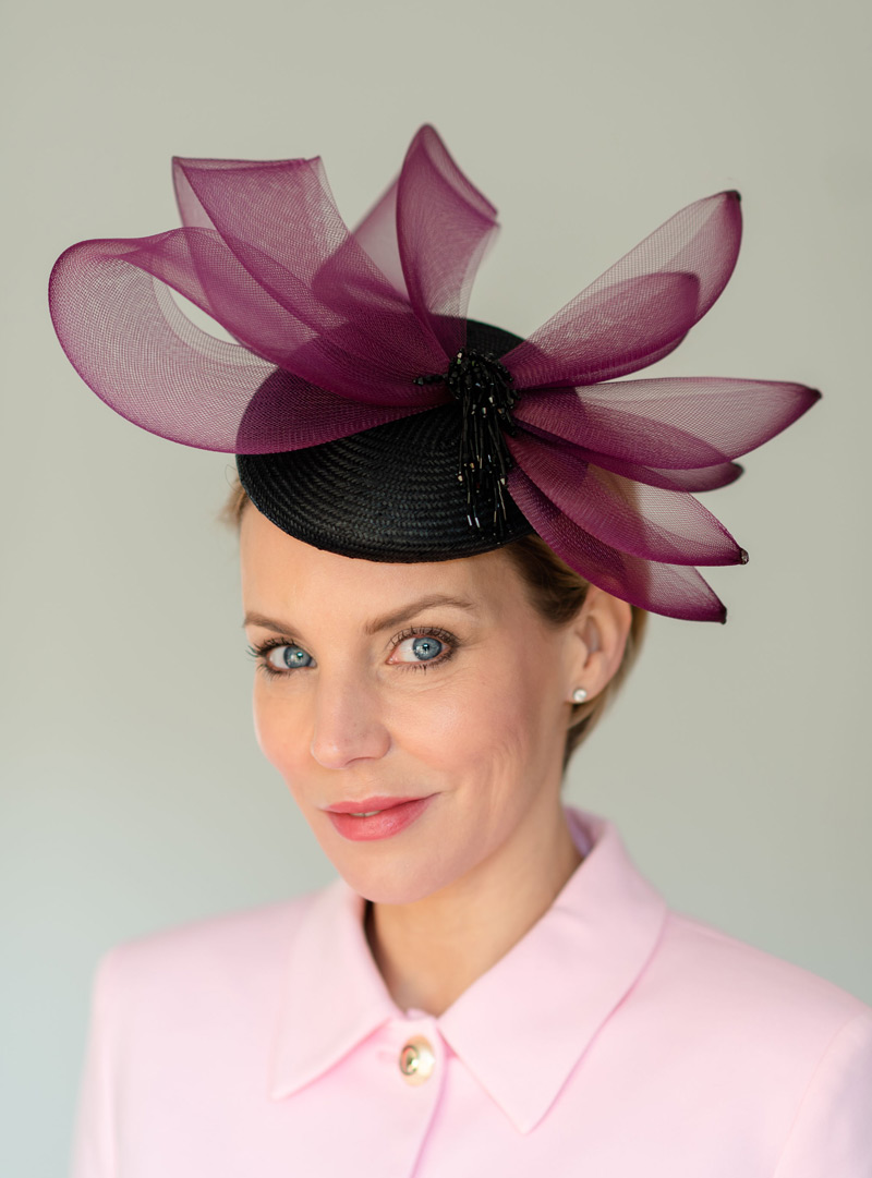 Magenta Occasion Hat