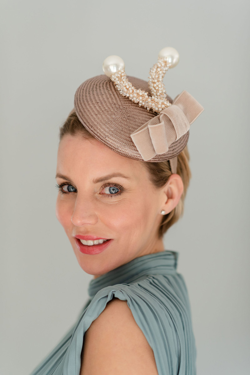 Beige Ascot Hat