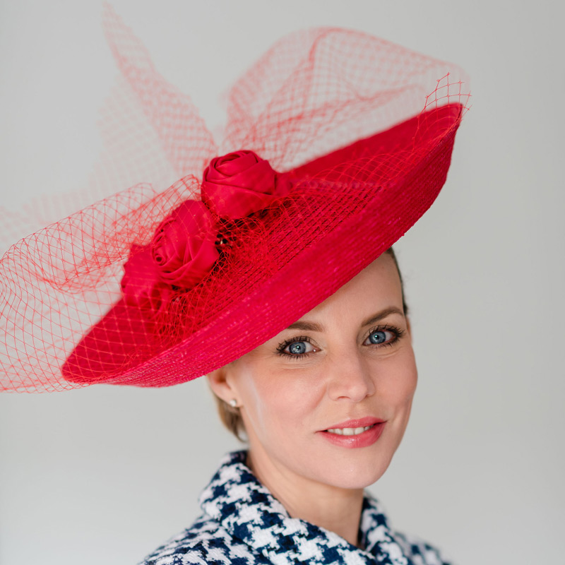 Red Ascot Hat