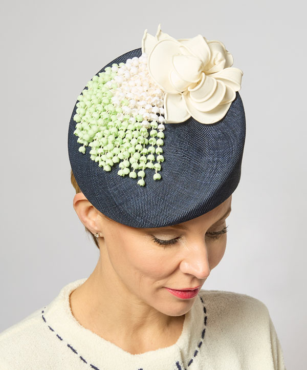 Navy Percher Hat