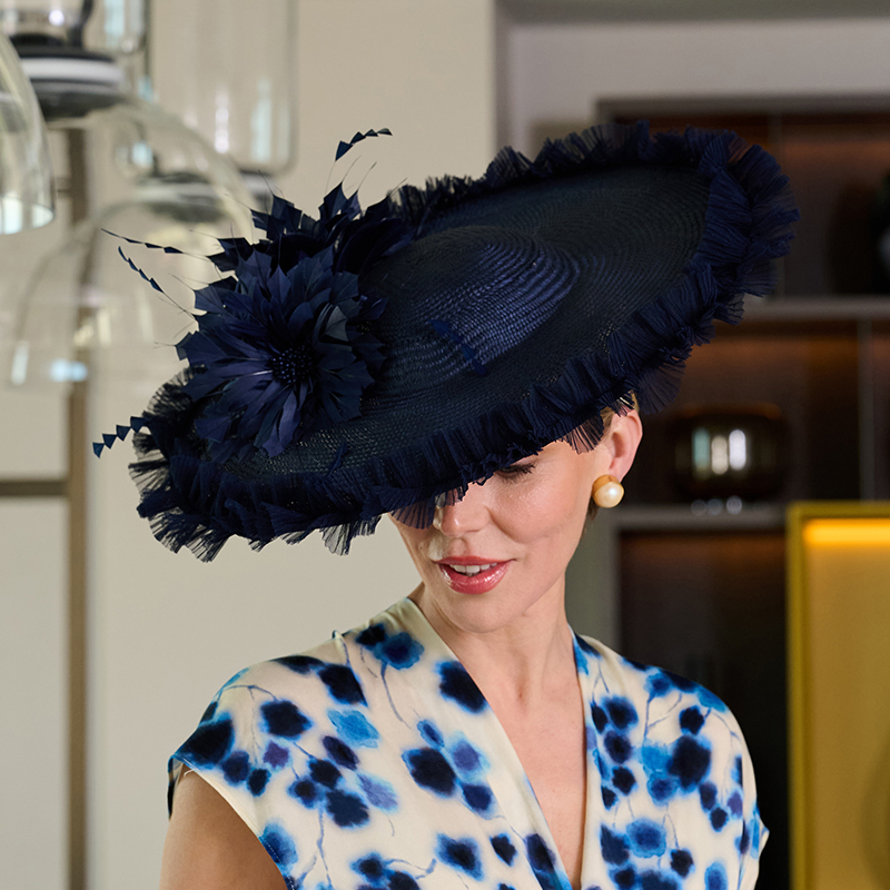 Navy Occasion Hat
