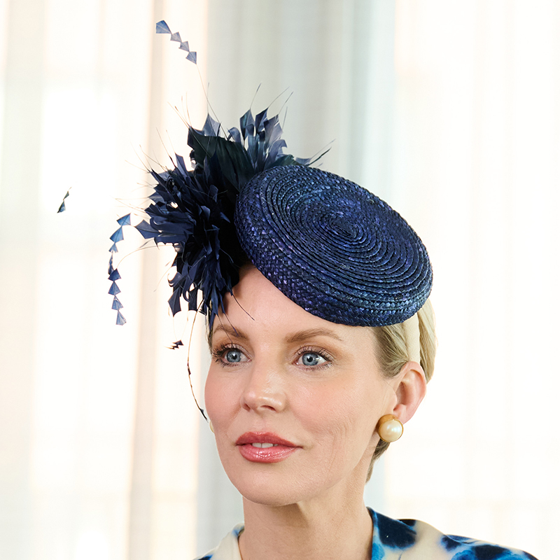 Navy Occasion Hat