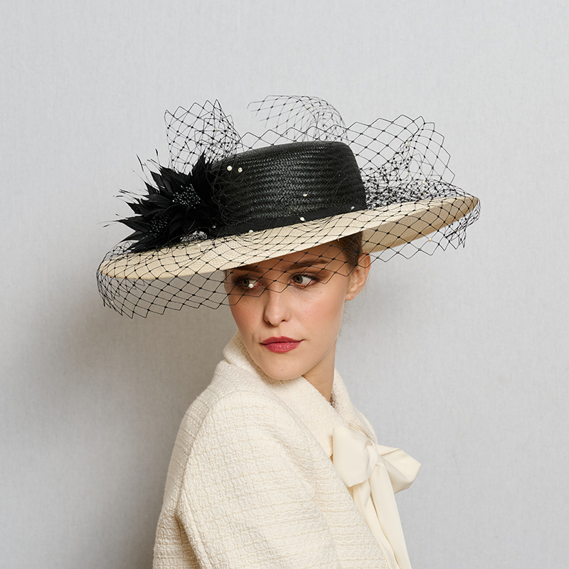 Boater Style Occasion Hat