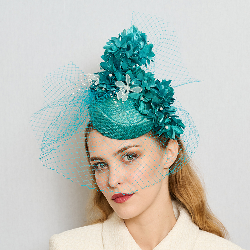 Teal Occasion Hat