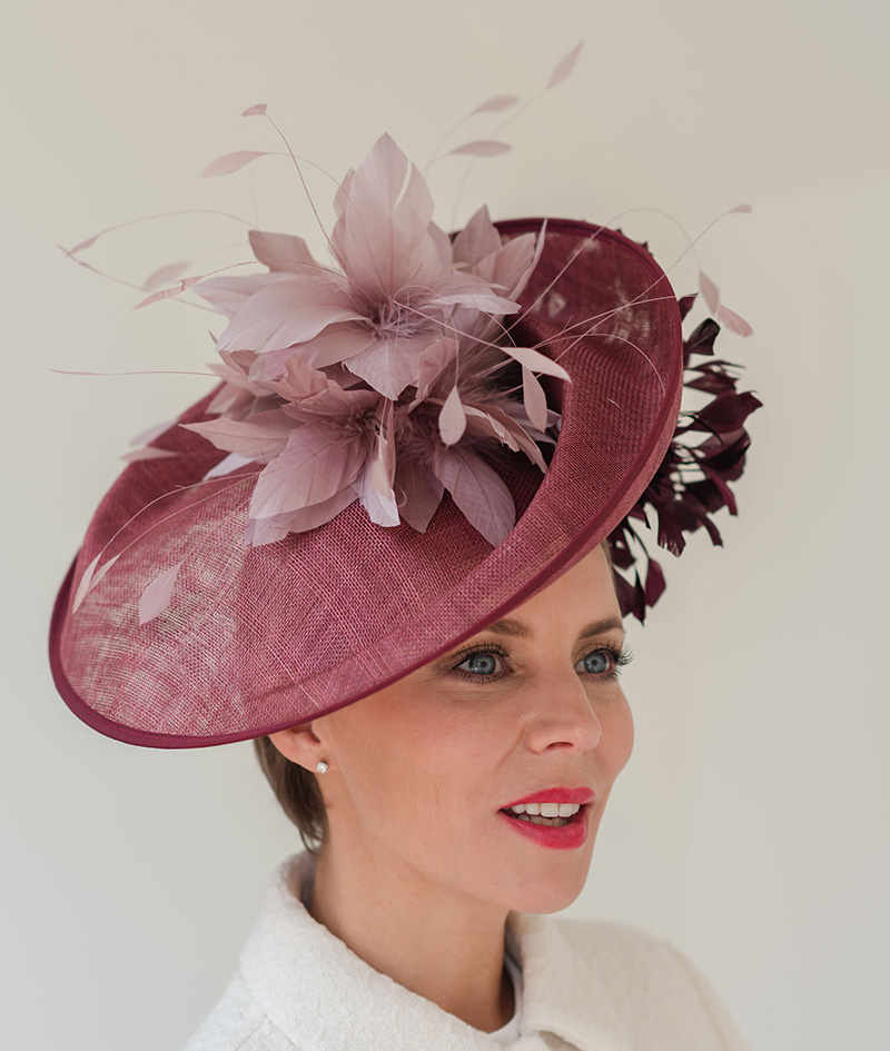 Magenta Occasion Hat