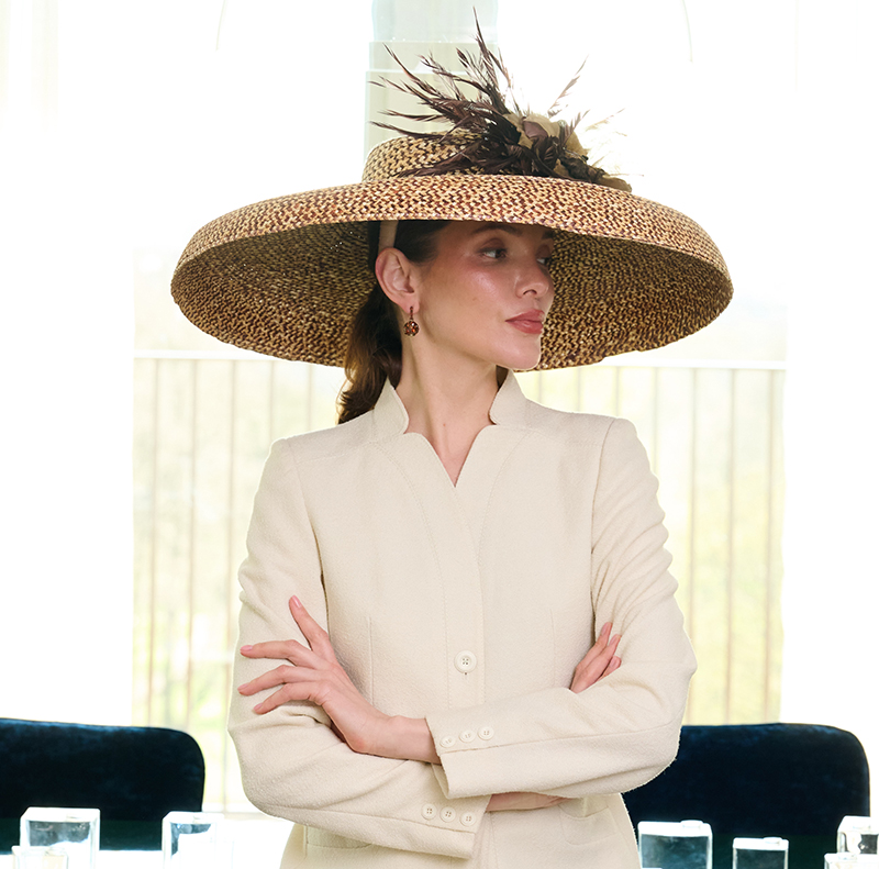 Wide brim Occasion Hat