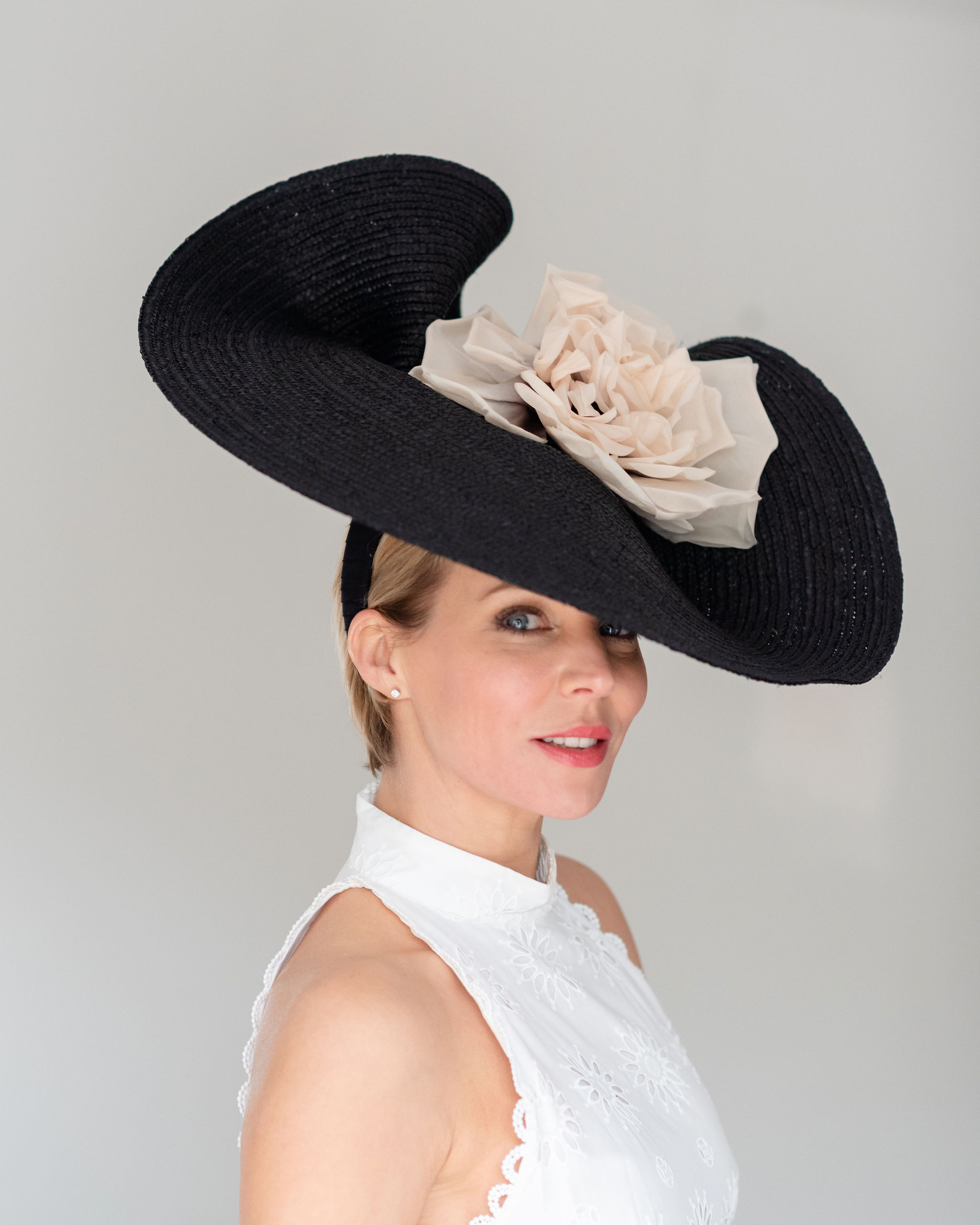 Black Ascot Hat