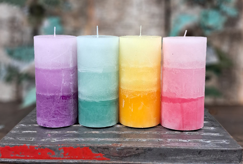 V V Rouleaux Ombre Candles Ombre Candles
