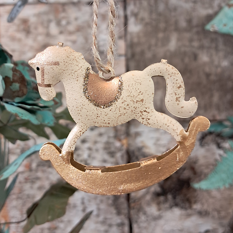Gold Rocking Horse