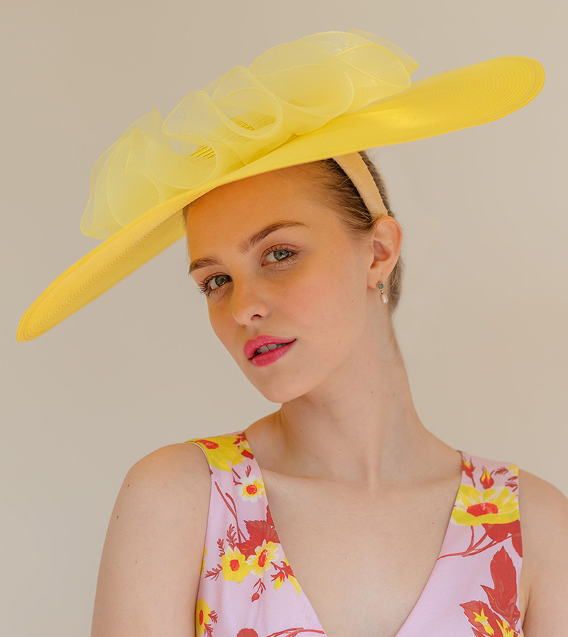 Yellow Occasion Hat